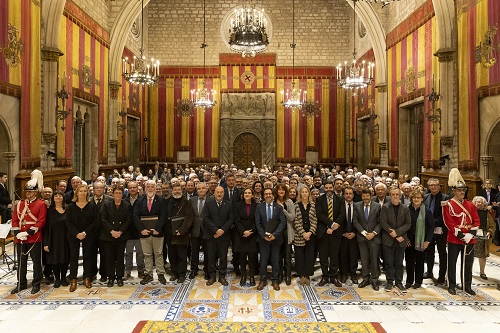 Lluïsos d'Horta rep la distinció d’entitat centenària de l’Ajuntament de Barcelona
