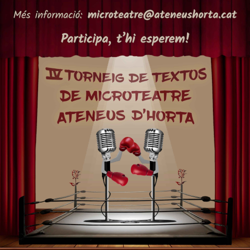 IV Torneig de Textos de Microteatre Ateneus d'Horta